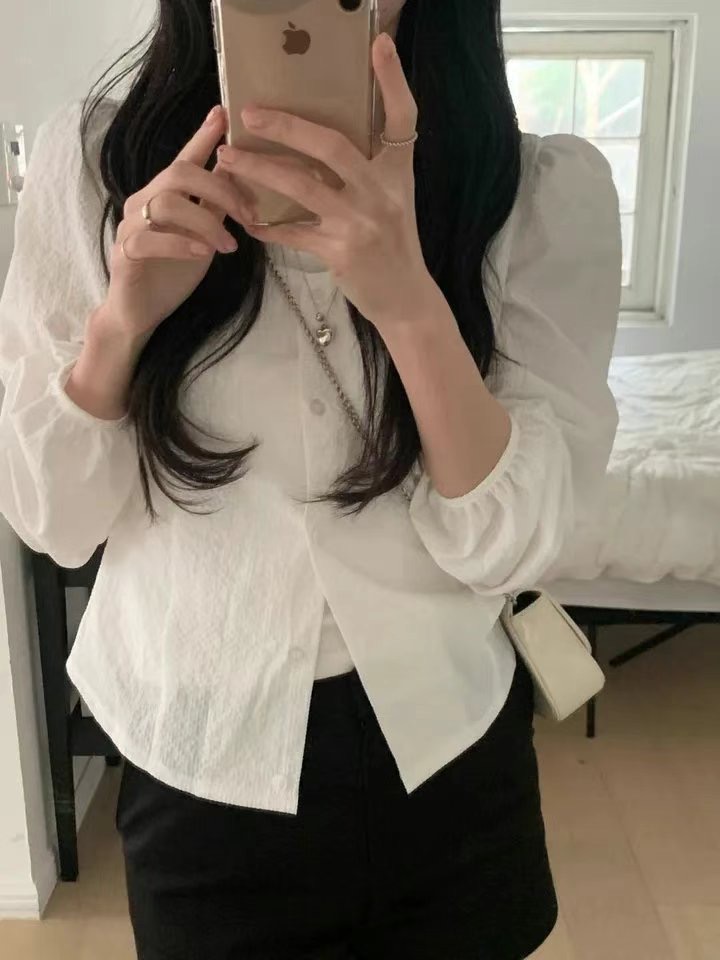 HAVE韓國㊣直郵東大門代購女裝新品人氣休閑熱賣襯衫蕾絲衫HAVE襯衫/蕾絲衫