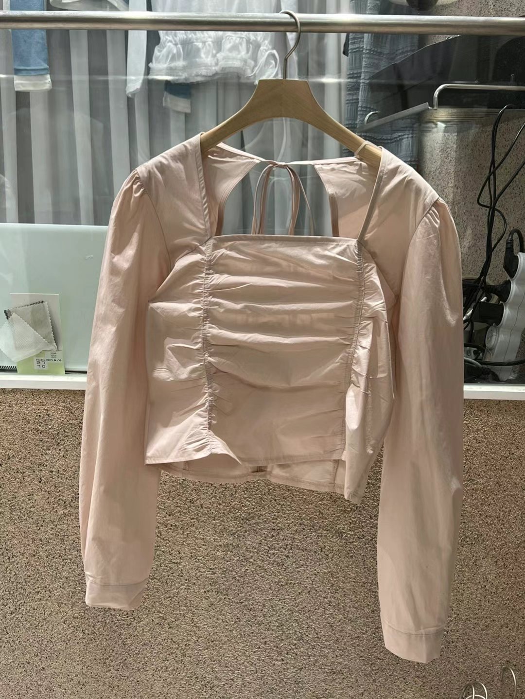HAVE韓國直郵㊣女裝新品推薦25春夏休閑熱賣時尚襯衫蕾絲衫HAVE襯衫/蕾絲衫