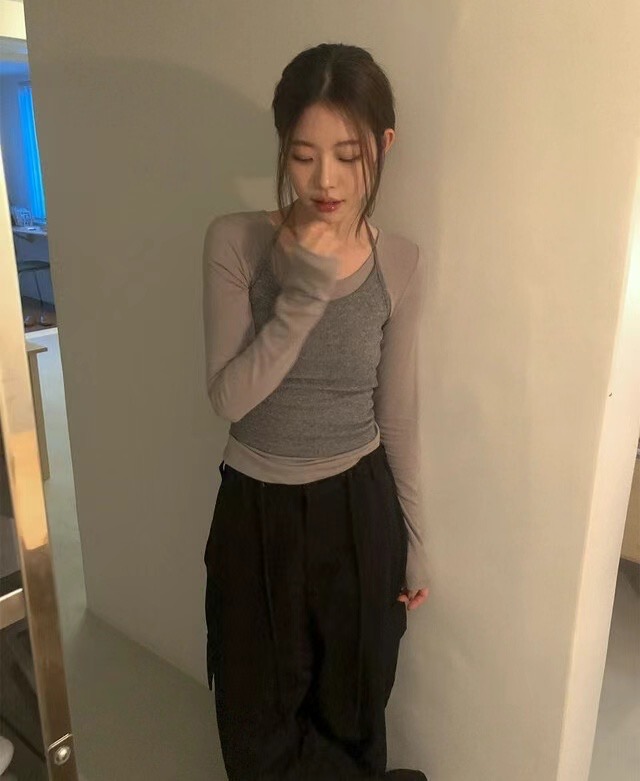 HAVE韓國直郵㊣女裝新品休閑熱賣25春夏推薦人氣時尚吊帶背心HAVE吊帶/背心