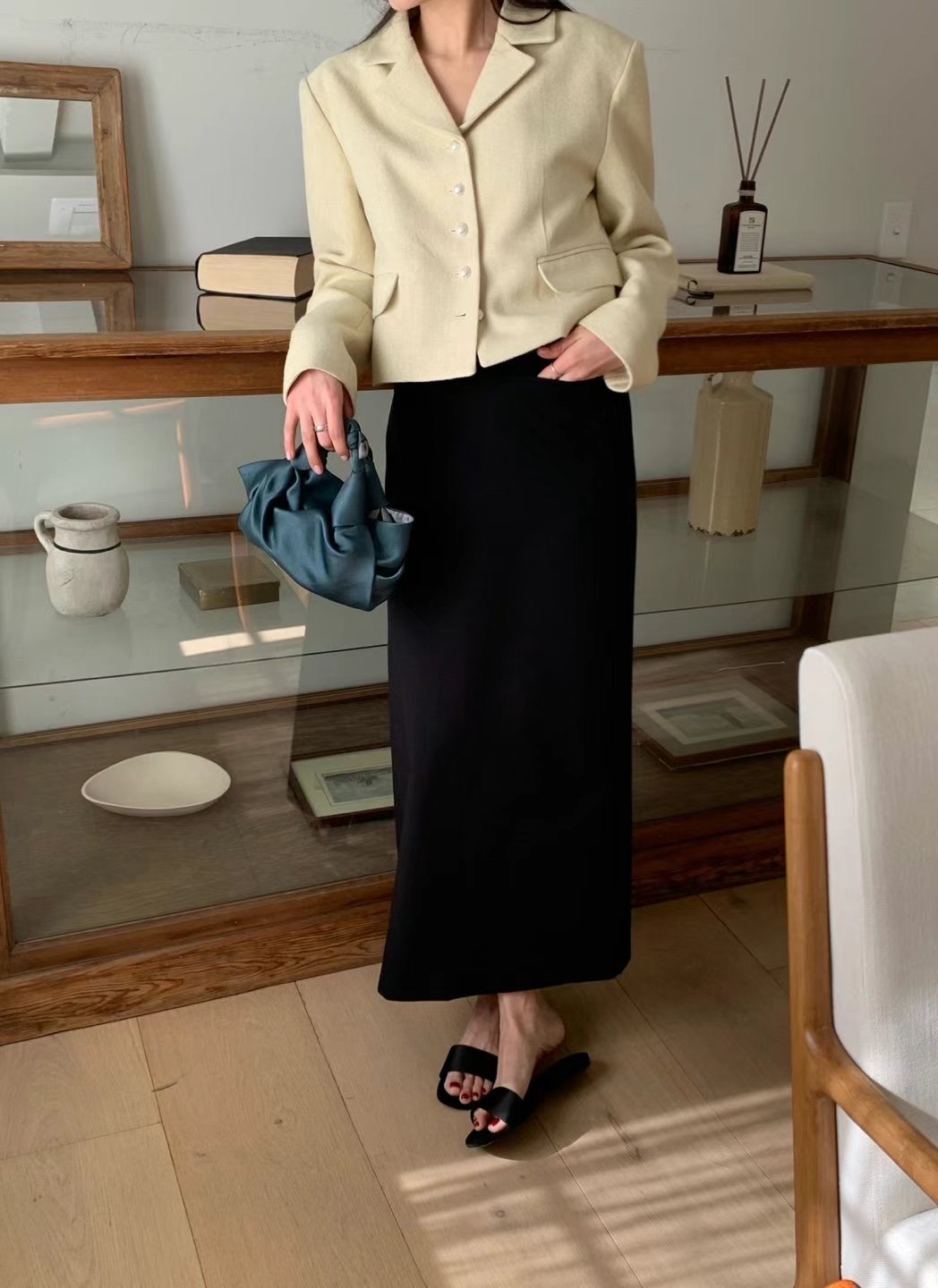LIBERTY直郵韓國代購㊣女裝新款熱賣人氣25春夏推薦休閑長裙LIBERTY長裙