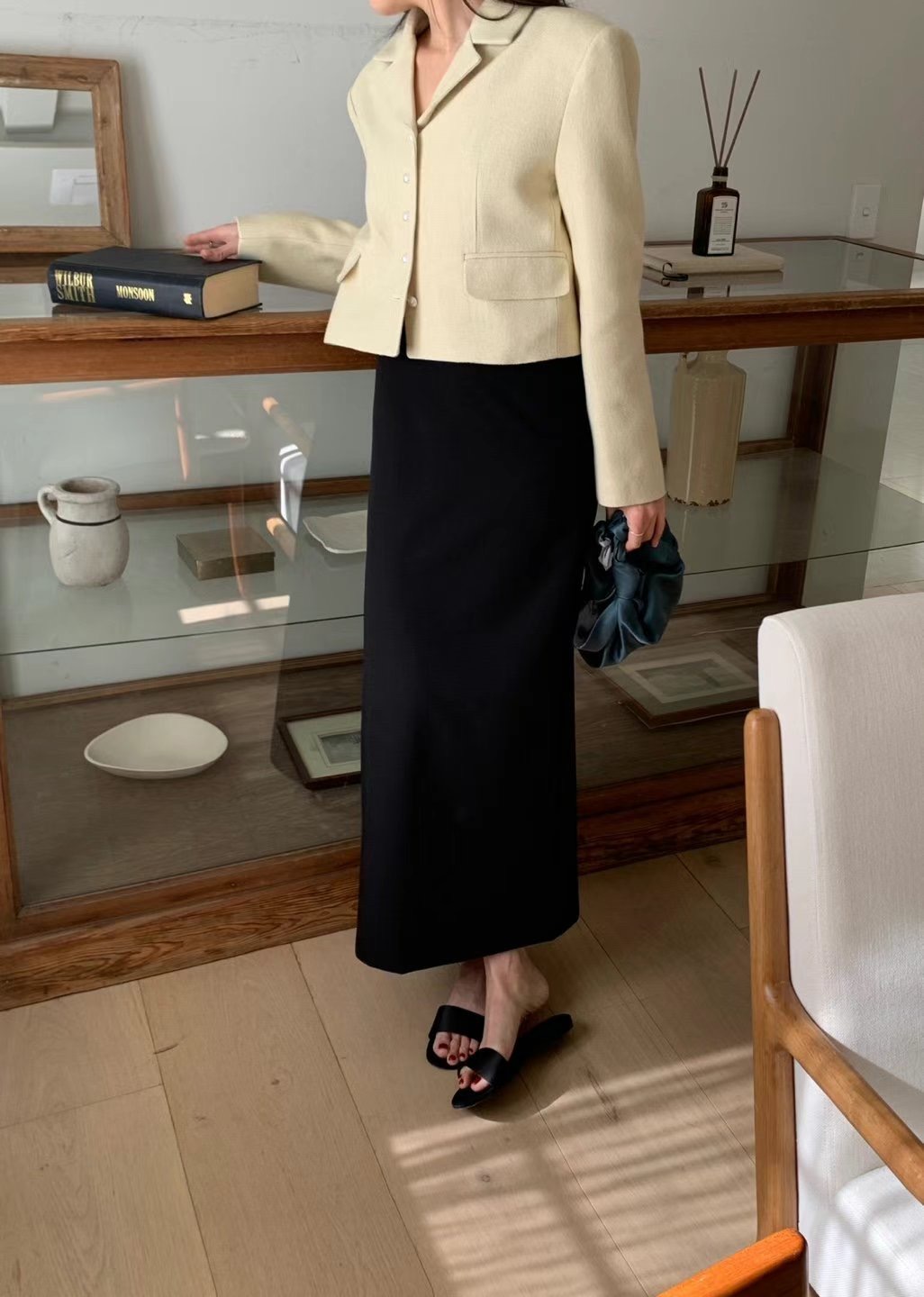 LIBERTY直郵韓國代購㊣女裝新款熱賣人氣25春夏推薦休閑長裙LIBERTY長裙
