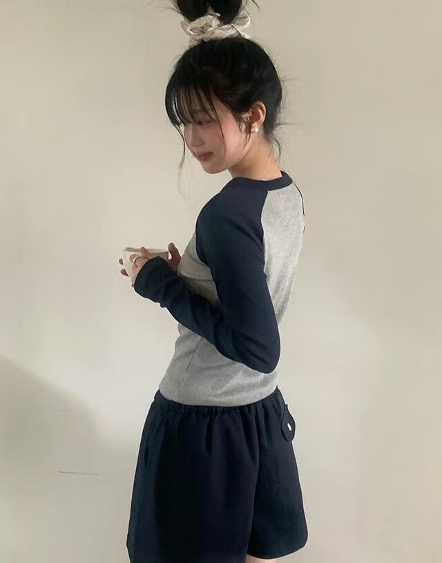 LIBERTY韓國直郵㊣東大門實拍女裝新品推薦熱賣人氣長袖T恤LIBERTY長袖T恤
