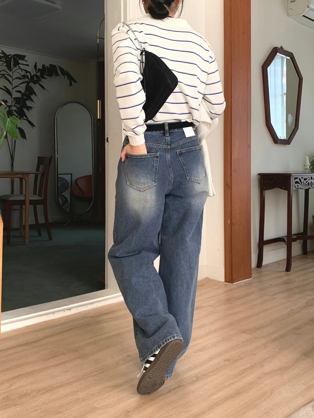 LIBERTY韓國直郵㊣東大門實拍女裝新款熱賣休閑人氣時尚針織衫LIBERTY針織衫