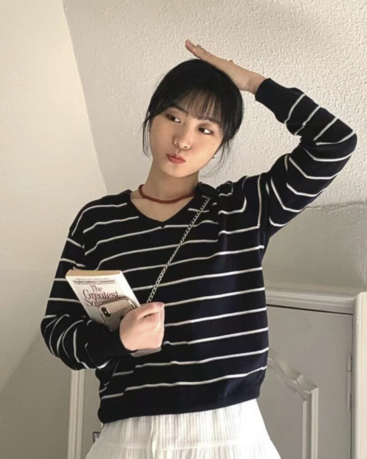 LIBERTY韓國直郵㊣東大門實拍女裝新款熱賣休閑人氣時尚針織衫LIBERTY針織衫圖色2