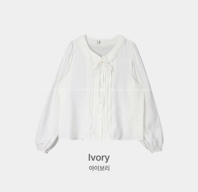 HAVE韓國直郵㊣女裝新款時尚人氣休閑熱賣推薦25春夏襯衫蕾絲衫HAVE襯衫/蕾絲衫圖色2
