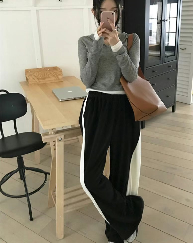 HAVE韓國直郵㊣東大門實拍女裝新品熱賣休閑推薦人氣長袖T恤HAVE長袖T恤