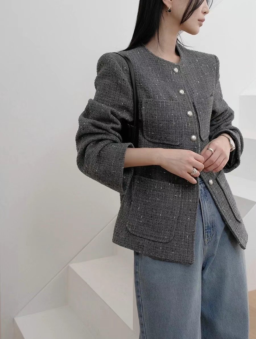 LIBERTY韓國直郵㊣東大門實拍女裝新品人氣時尚熱賣推薦夾克LIBERTY夾克