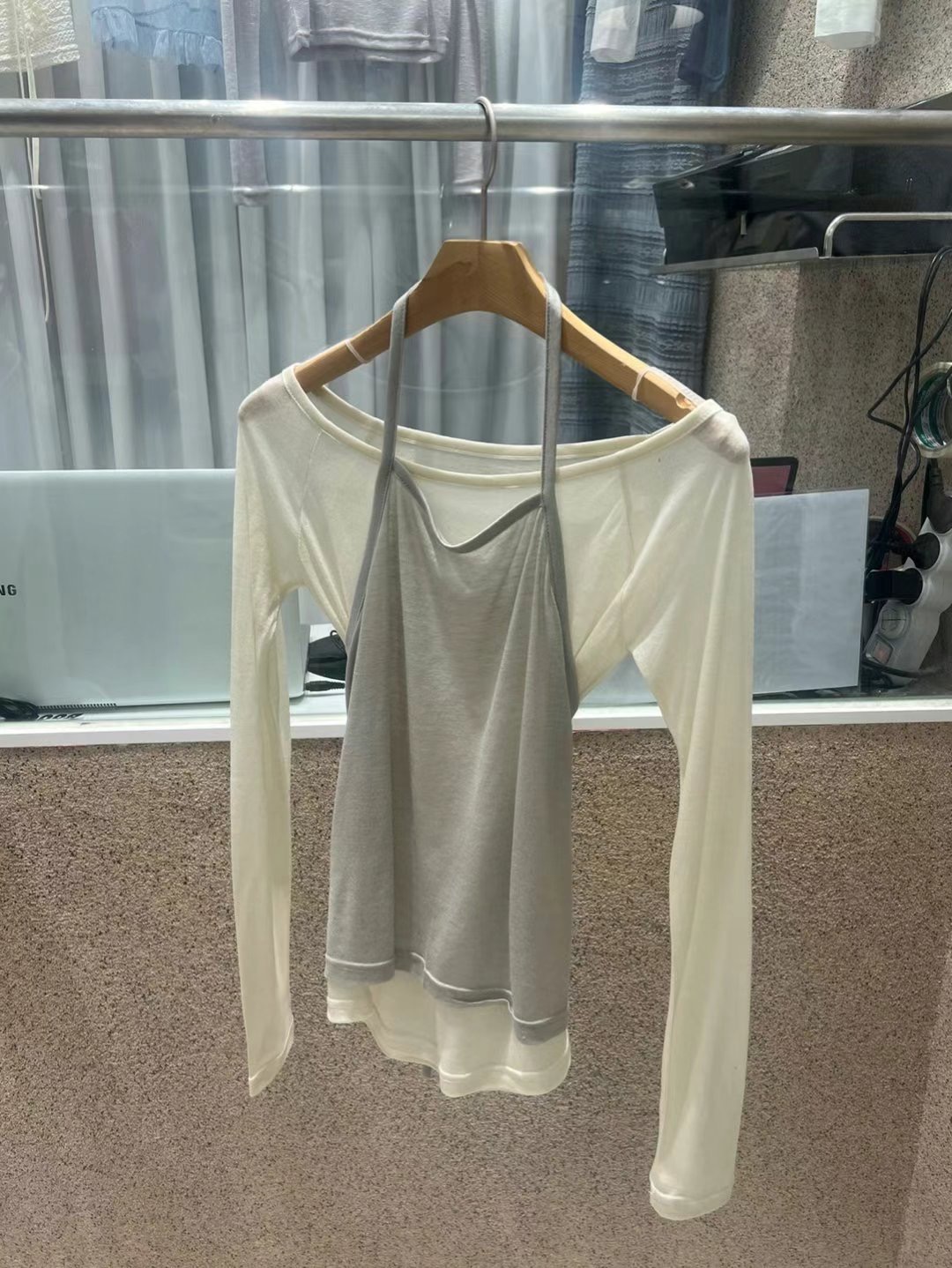 HAVE韓國直郵㊣東大門實拍女裝新品人氣時尚休閑25春夏套裝HAVE套裝