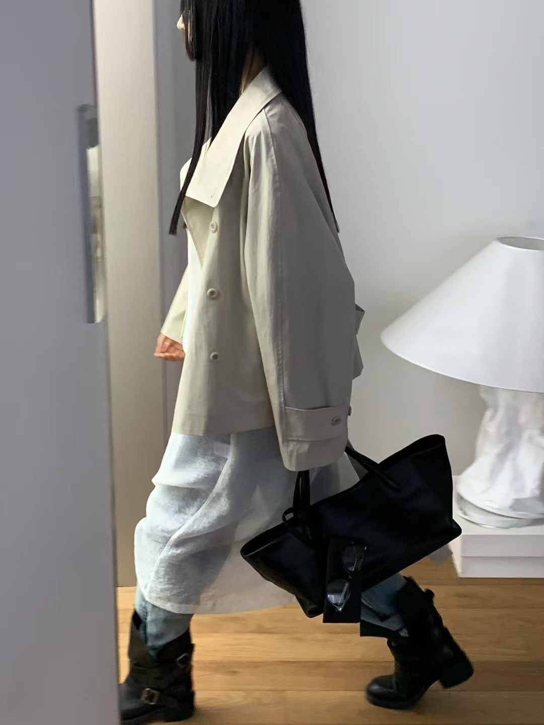 HANDER韓國直郵㊣女裝新品時尚熱賣推薦人氣25春夏休閑夾克HANDER夾克