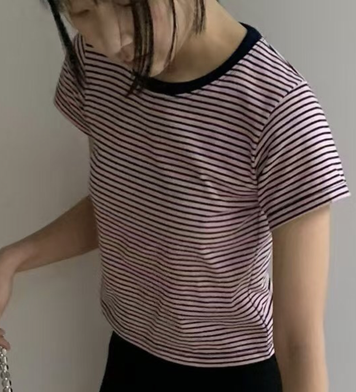 HANDER韓國㊣直郵東大門代購女裝新款時尚人氣推薦熱賣休閑T恤HANDERT恤圖色2