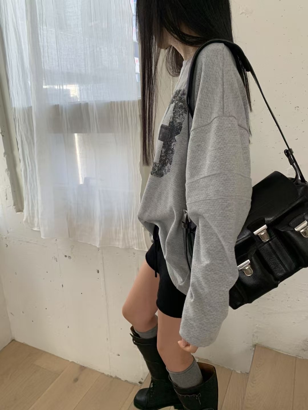 HANDER韓國直郵㊣東大門實拍女裝新品休閑時尚熱賣人氣推薦T恤HANDERT恤