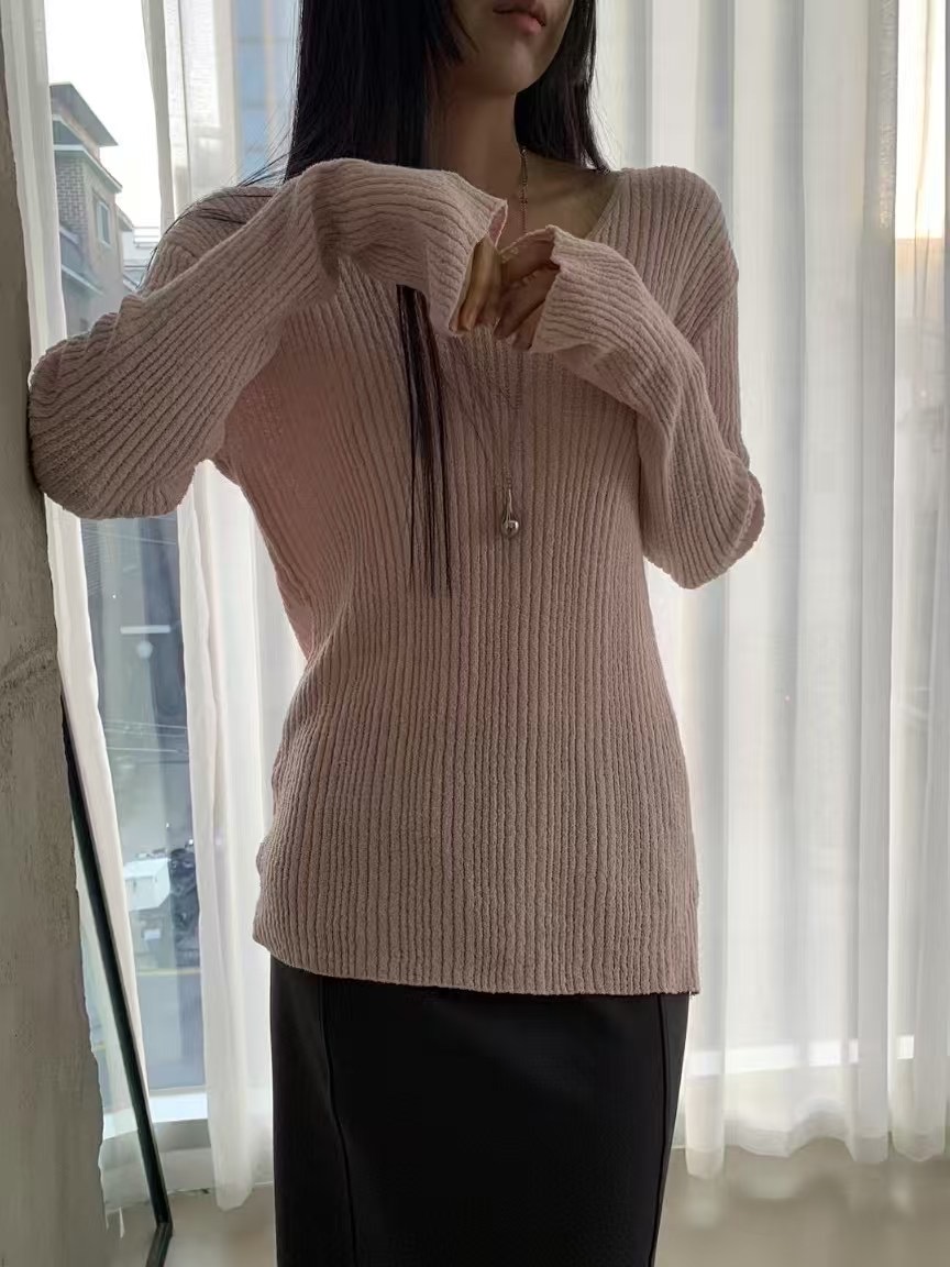 HANDER韓國直郵㊣女裝新品推薦人氣休閑時尚25春夏熱賣針織衫HANDER針織衫圖色2