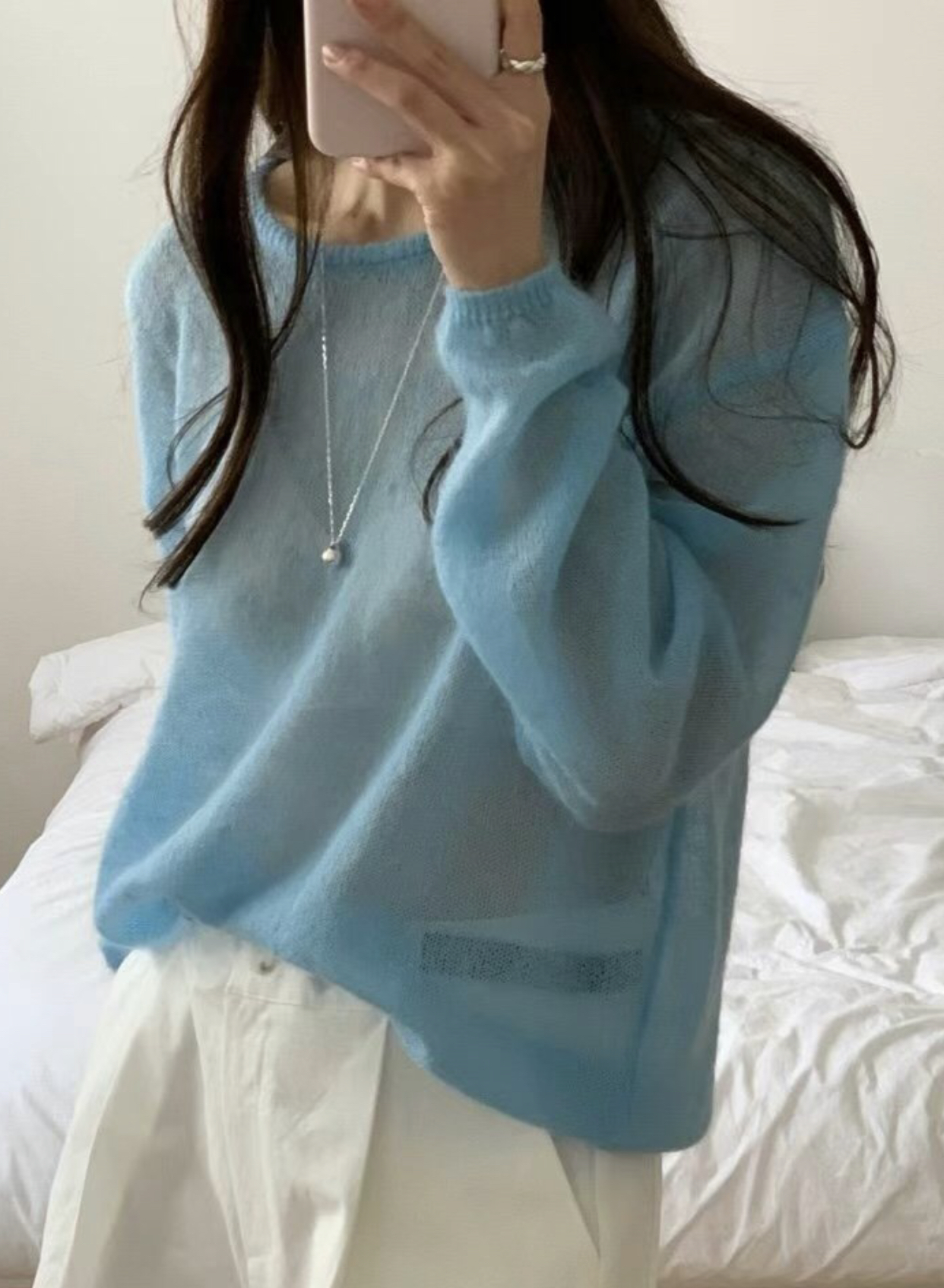 CRISPY CHIPS韓國直郵㊣東大門實拍女裝新款熱賣25春夏針織衫BLACKGHOBI針織衫圖色3