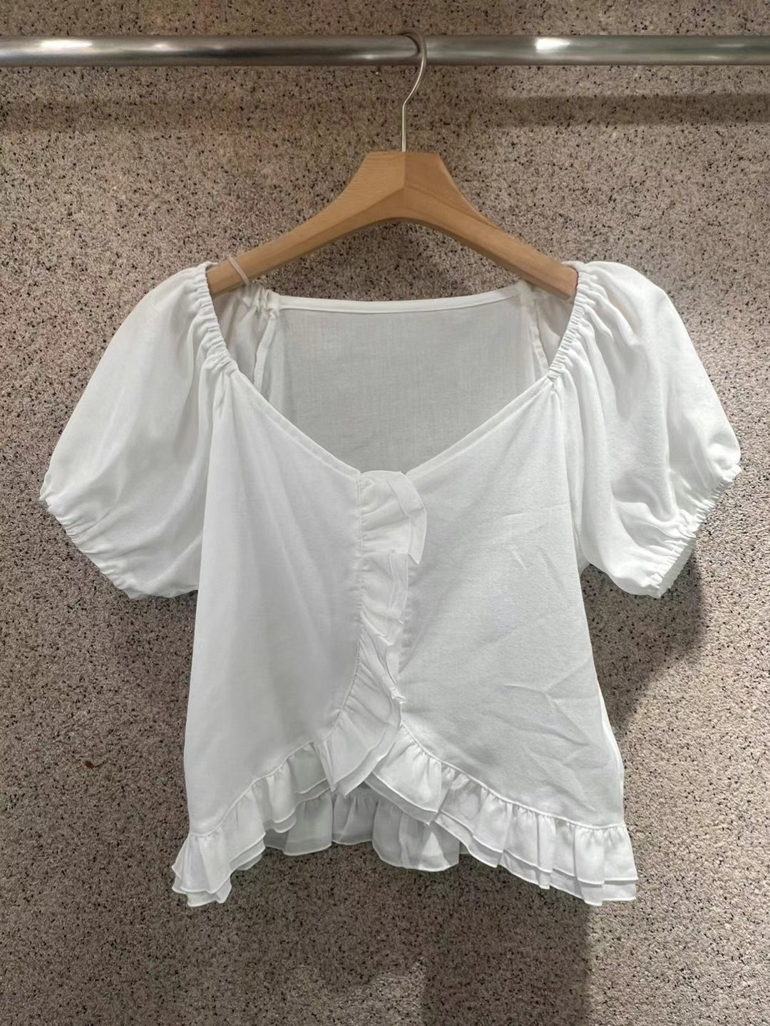 HAVE直郵韓國代購㊣女裝新品休閑時尚25春夏推薦襯衫蕾絲衫HAVE襯衫/蕾絲衫