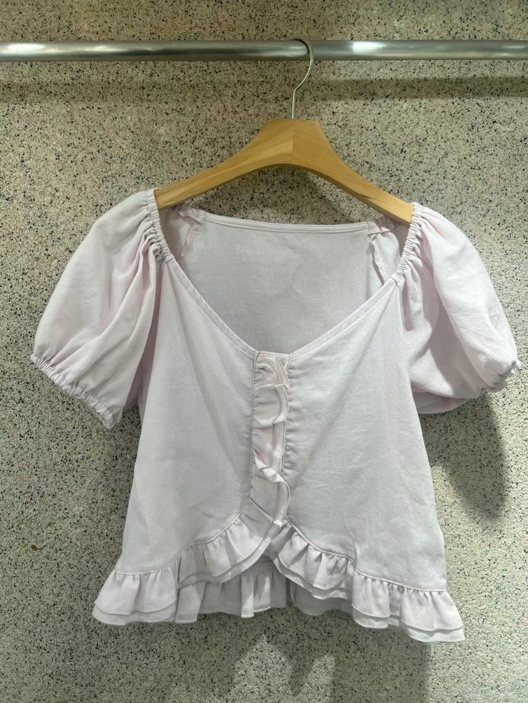HAVE直郵韓國代購㊣女裝新品休閑時尚25春夏推薦襯衫蕾絲衫HAVE襯衫/蕾絲衫圖色2