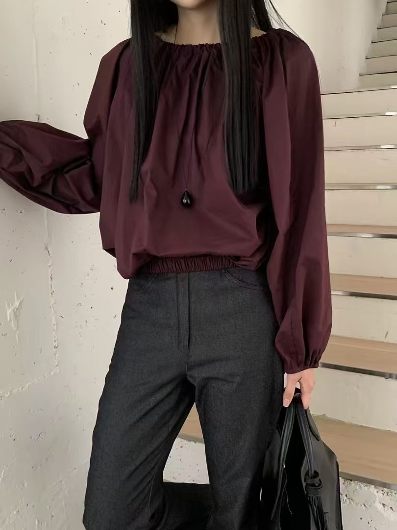 HANDER韓國㊣直郵東大門代購女裝新品人氣推薦熱賣襯衫蕾絲衫HANDER襯衫/蕾絲衫