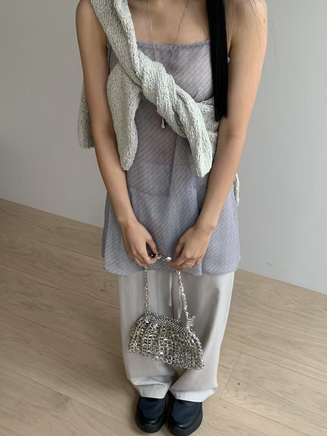 HANDER直郵韓國代購㊣女裝新款25春夏熱賣休閑推薦吊帶背心HANDER吊帶/背心