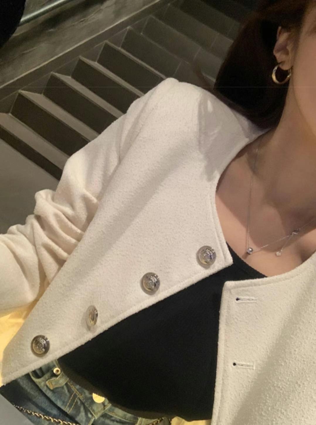 GLOWY韓國直郵㊣東大門實拍女裝新品熱賣時尚休閑人氣推薦夾克GLOWY夾克