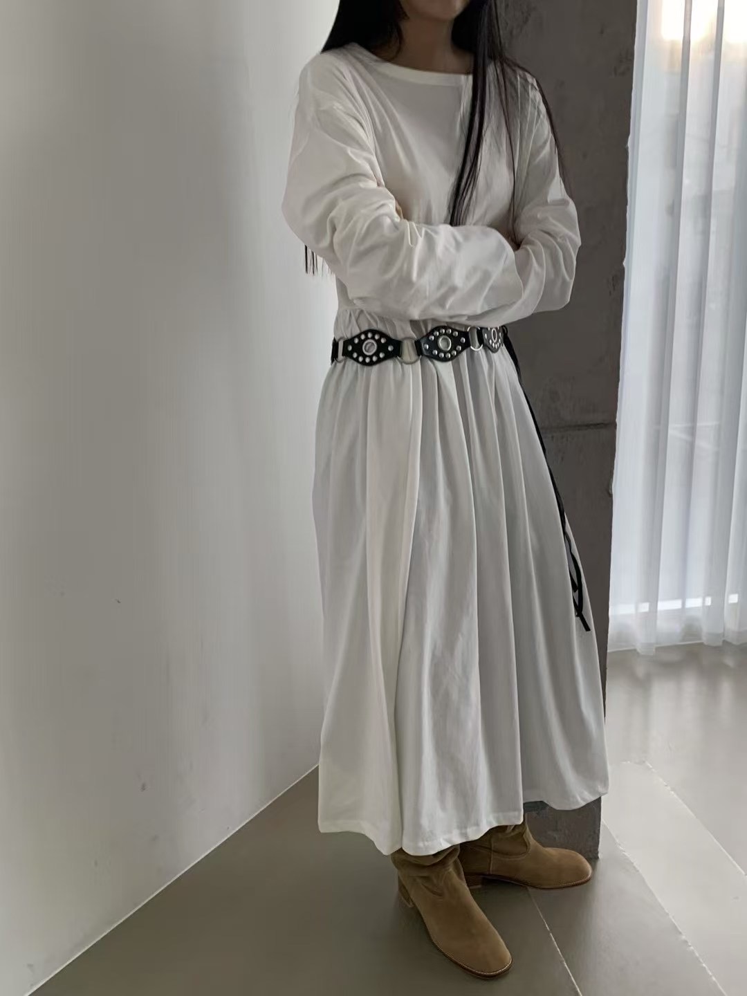 HANDER韓國直郵㊣東大門實拍女裝新款熱賣人氣推薦休閑連衣裙HANDER連衣裙