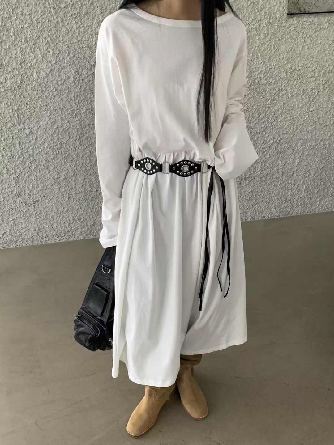 HANDER韓國直郵㊣東大門實拍女裝新款熱賣人氣推薦休閑連衣裙HANDER連衣裙