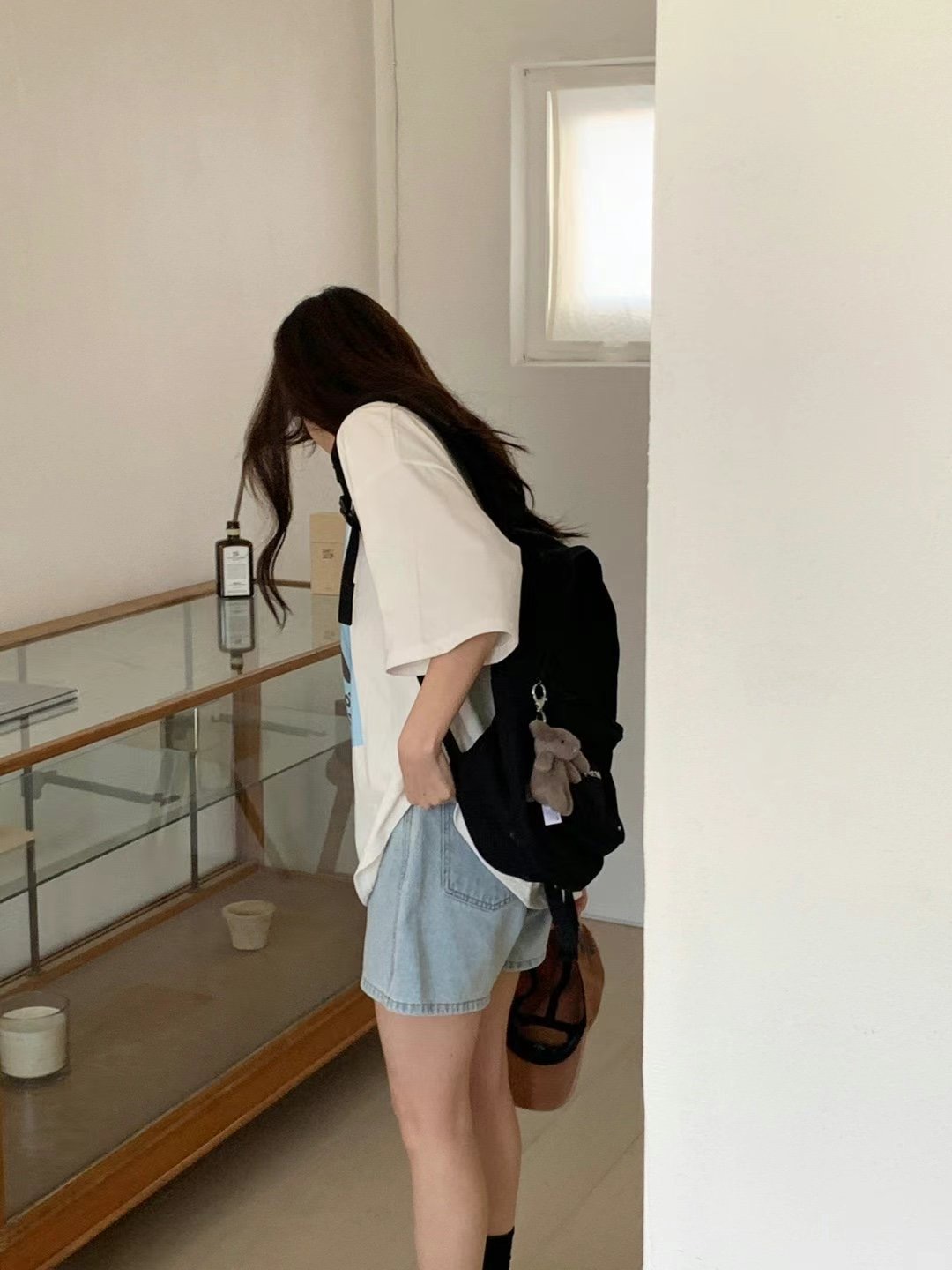CRISPY CHIPS韓國直郵㊣女裝新款人氣25春夏推薦休閑熱賣T恤BLACKGHOBIT恤