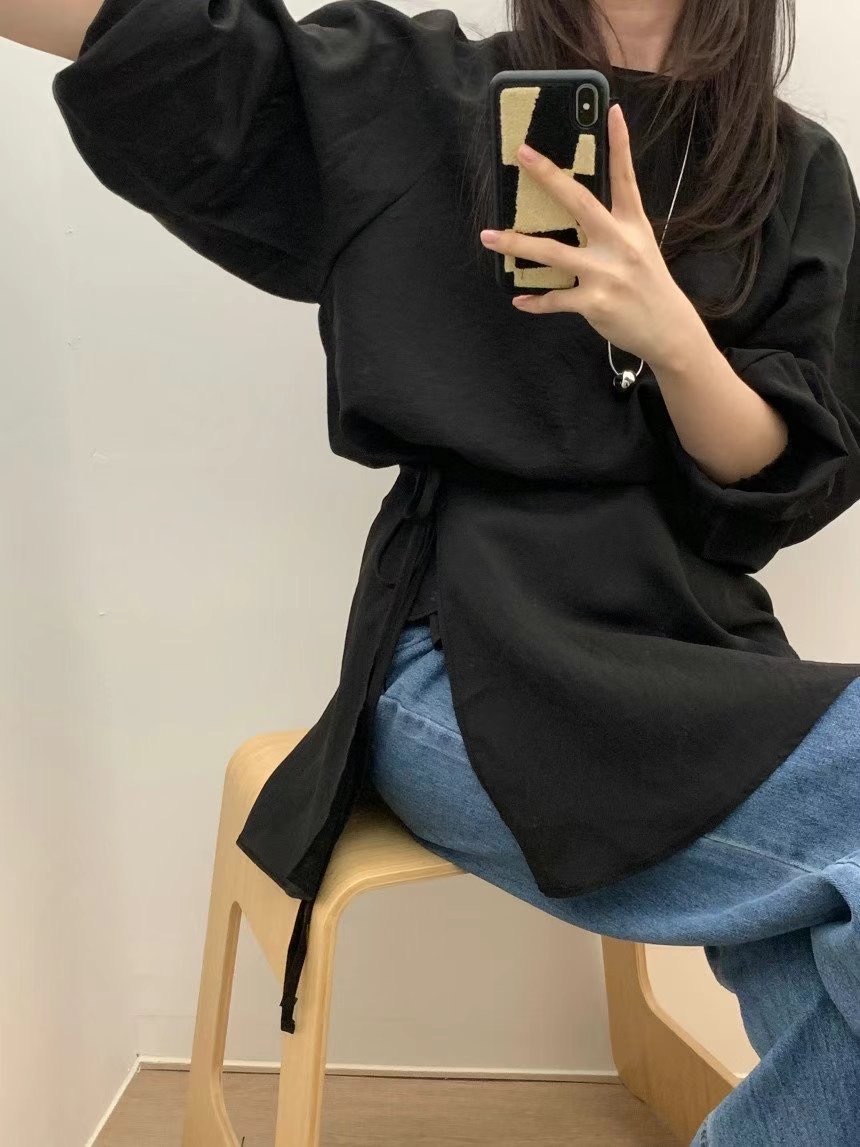 CRISPY CHIPS韓國直郵㊣東大門實拍女裝新品25春夏休閑套裝BLACKGHOBI套裝