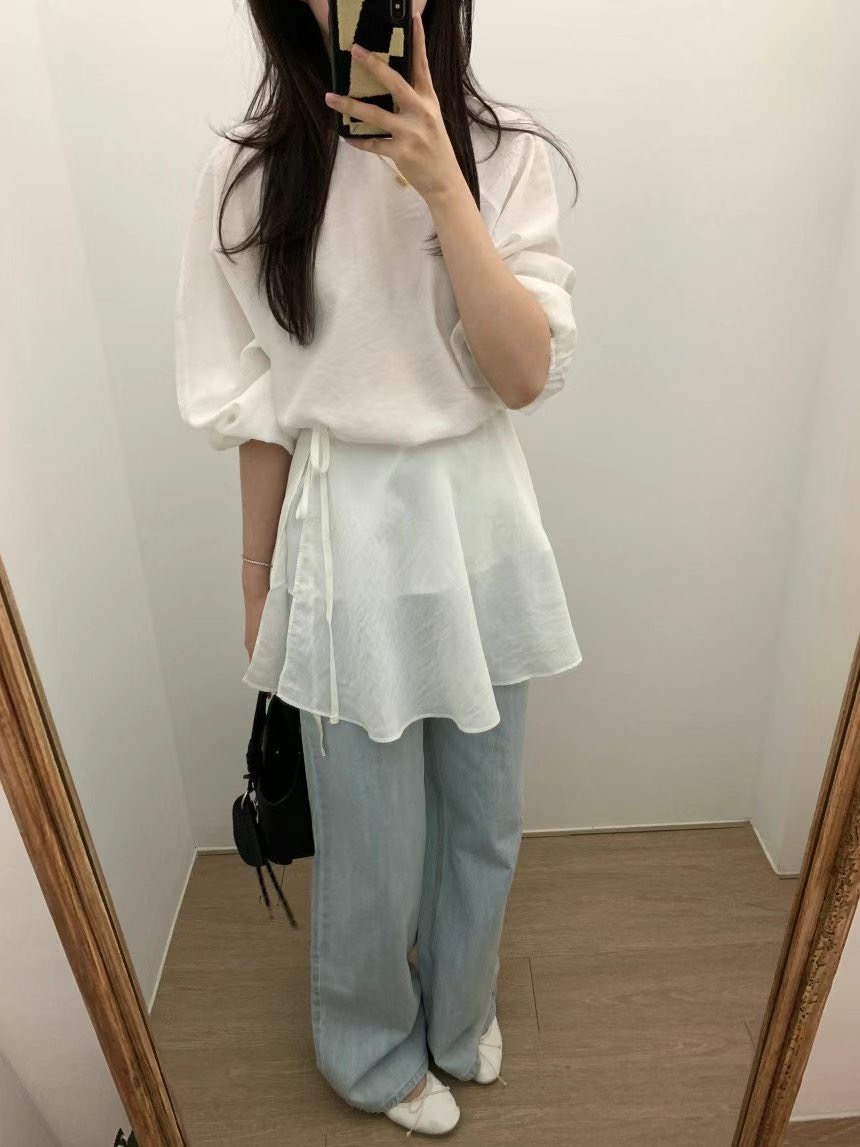 CRISPY CHIPS韓國直郵㊣東大門實拍女裝新品25春夏休閑套裝BLACKGHOBI套裝