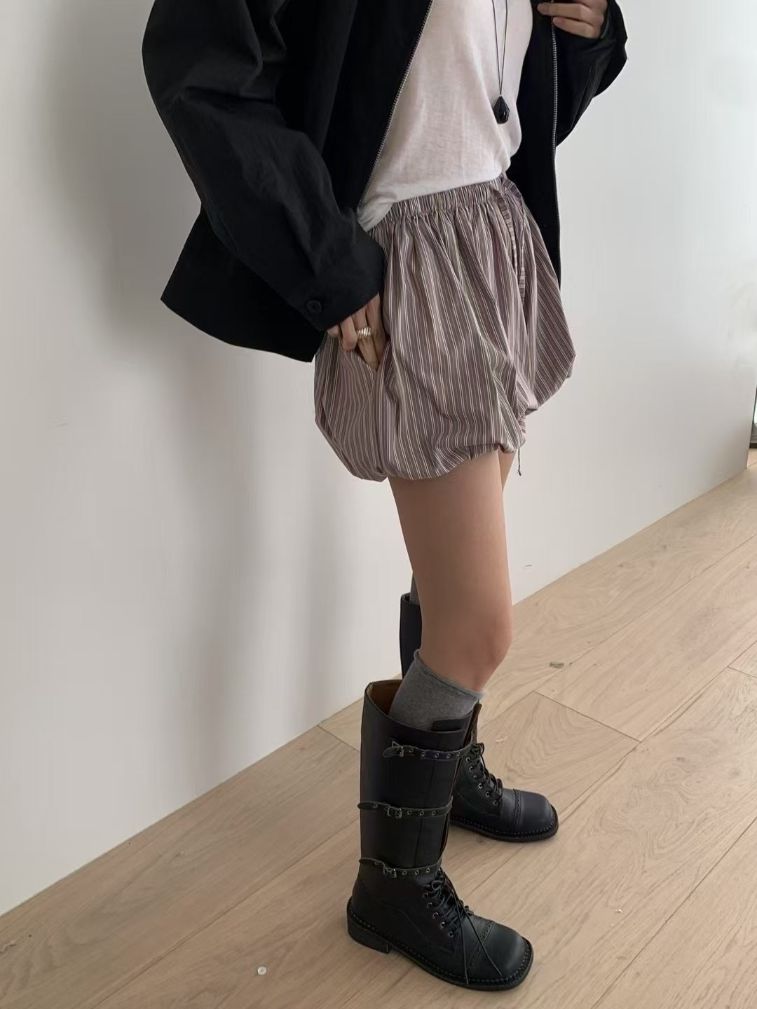 HANDER韓國直郵㊣女裝新品推薦時尚休閑25春夏人氣熱賣短褲HANDER短褲