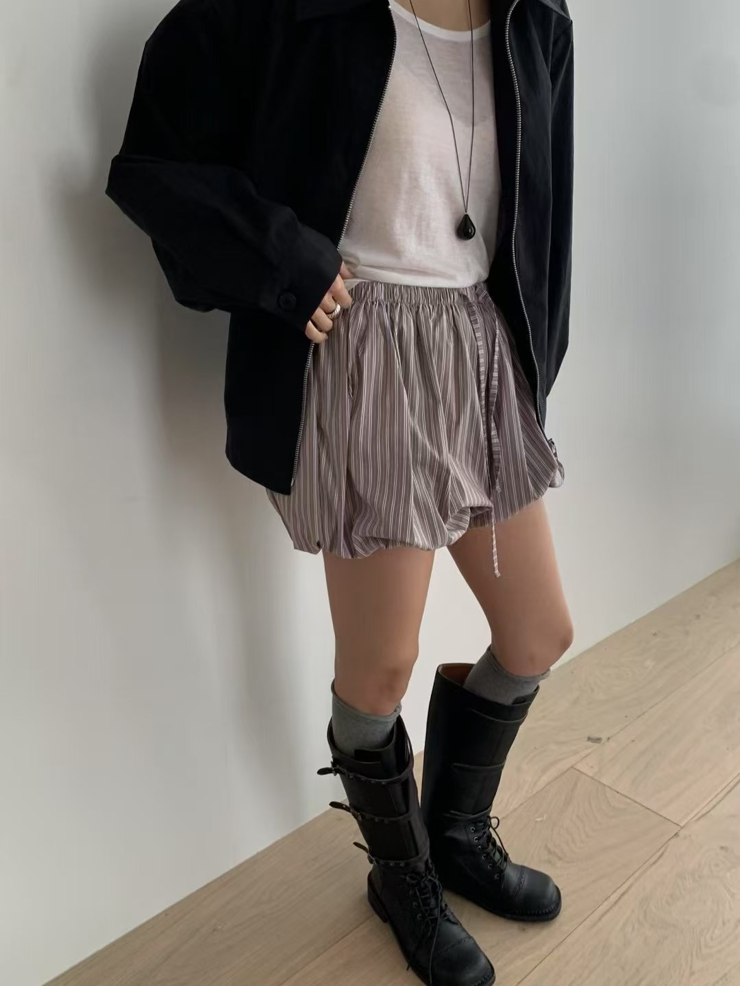 HANDER韓國直郵㊣女裝新品推薦時尚休閑25春夏人氣熱賣短褲HANDER短褲