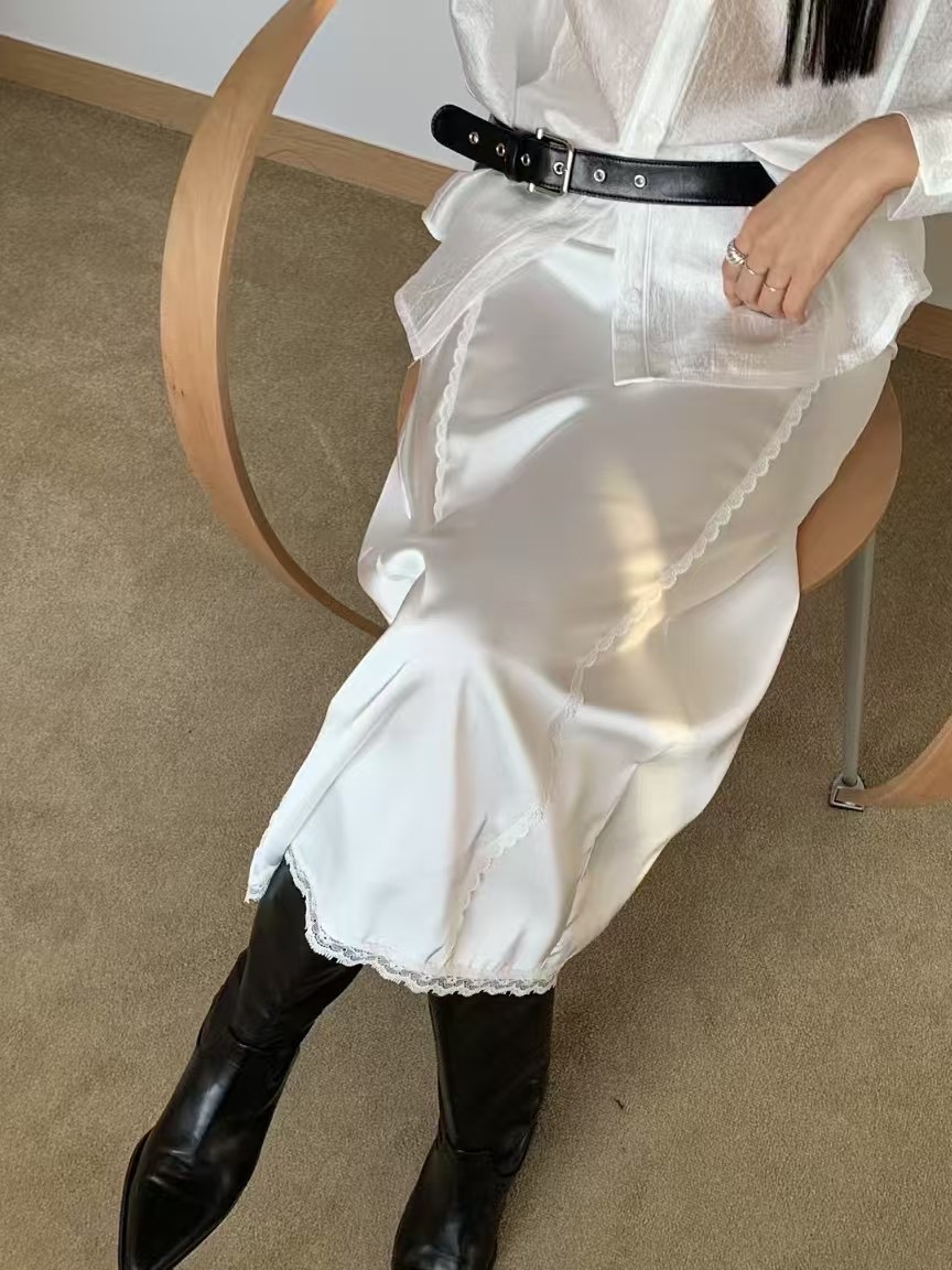 HANDER韓國㊣直郵東大門代購女裝新款時尚25春夏人氣熱賣長裙HANDER長裙