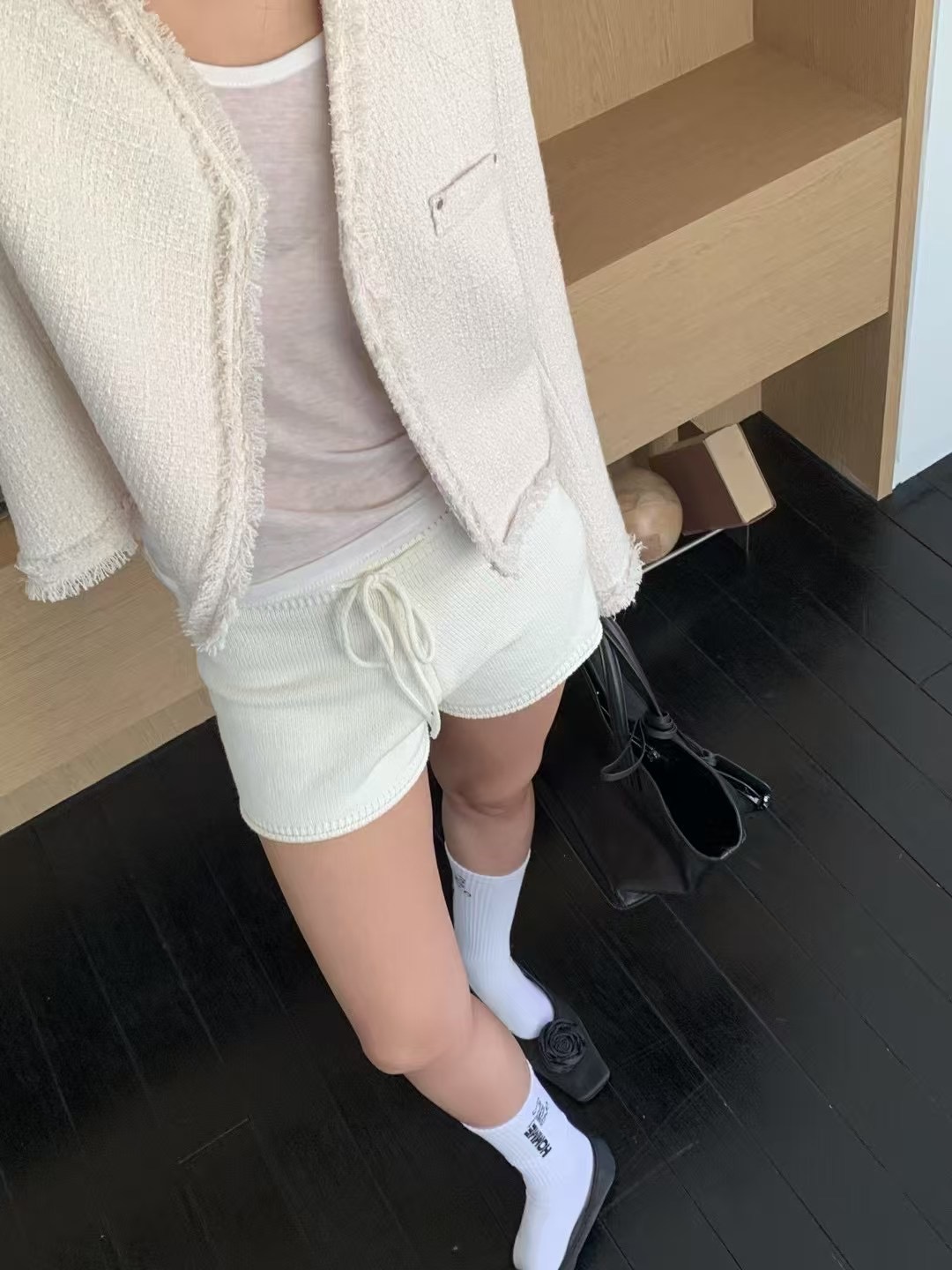 HANDER韓國直郵㊣東大門實拍女裝新款推薦熱賣25春夏時尚短褲HANDER短褲