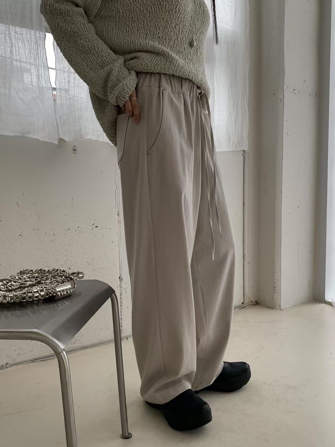 HANDER直郵韓國代購㊣女裝新品熱賣人氣休閑25春夏推薦休閑褲HANDER休閑褲