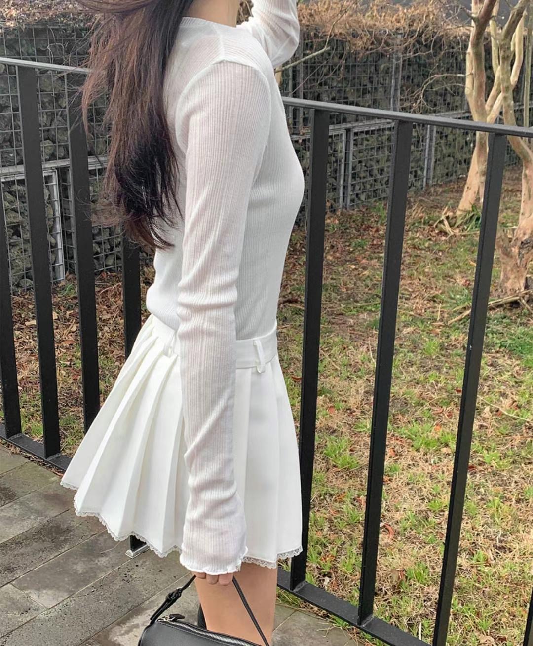 GLOWY韓國直郵㊣東大門實拍女裝新款休閑推薦25春夏長袖T恤GLOWY長袖T恤