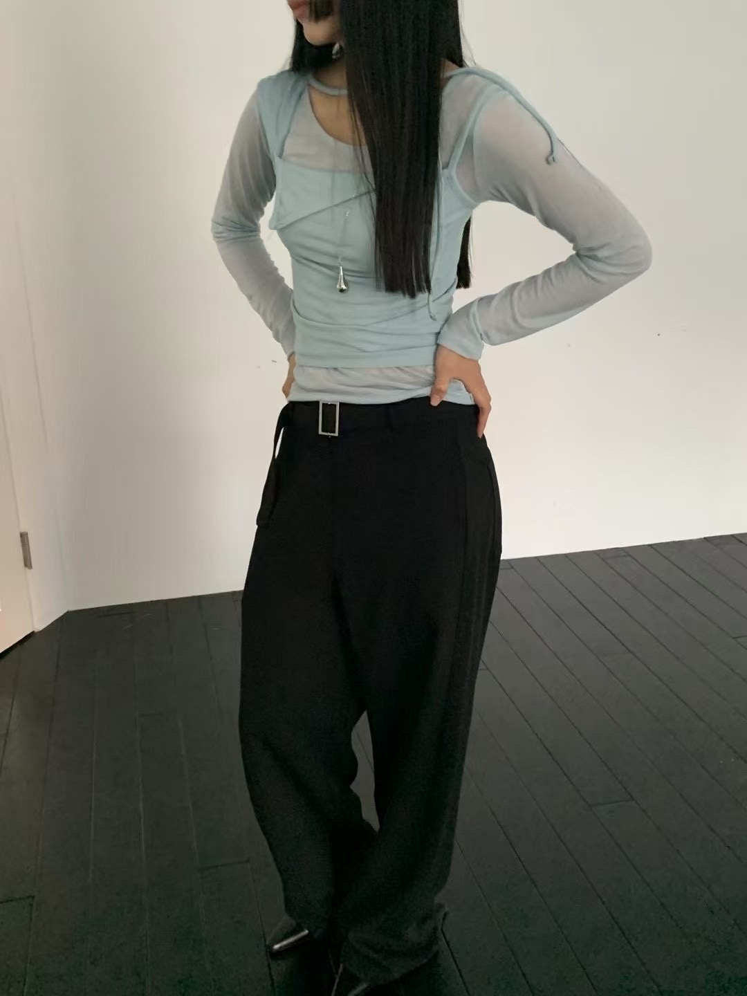 HANDER韓國㊣直郵東大門代購女裝新款休閑時尚熱賣25春夏套裝HANDER套裝