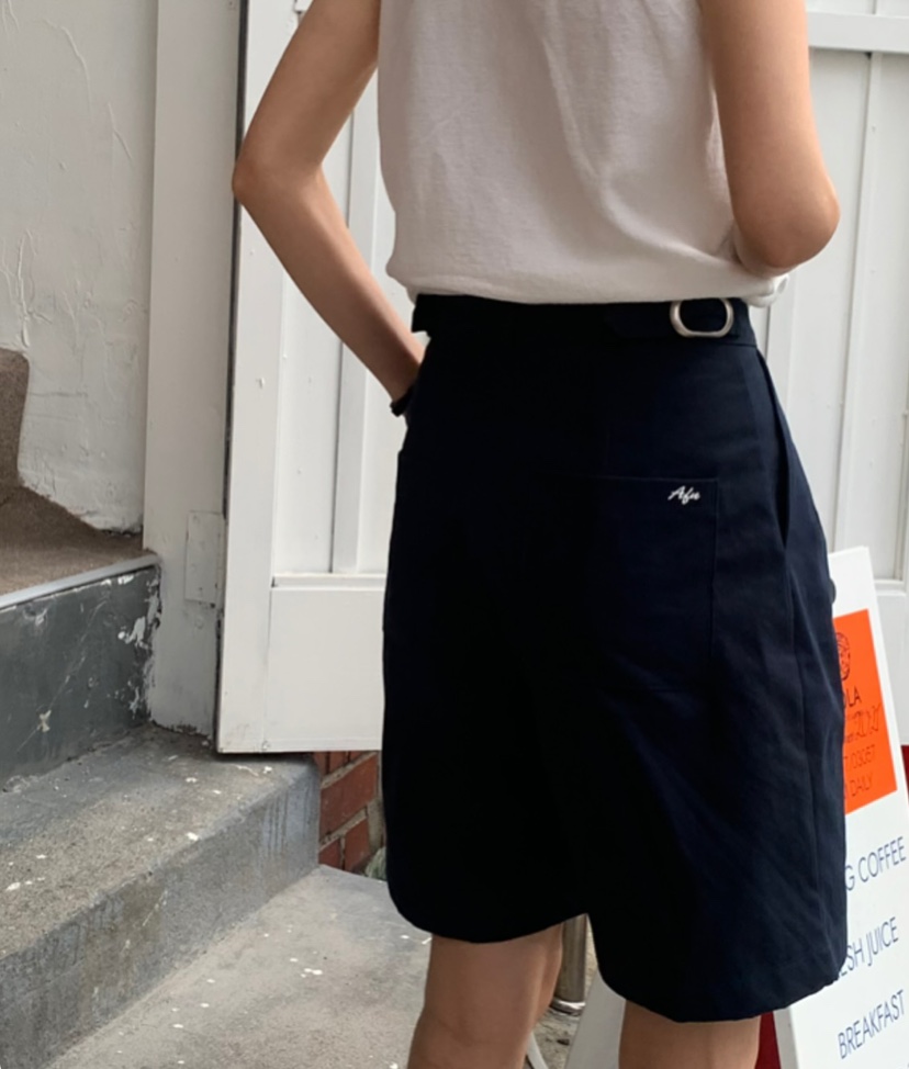 A Flan韓國㊣直郵東大門代購女裝新品時尚推薦熱賣25春夏短褲AFN/A Flan短褲