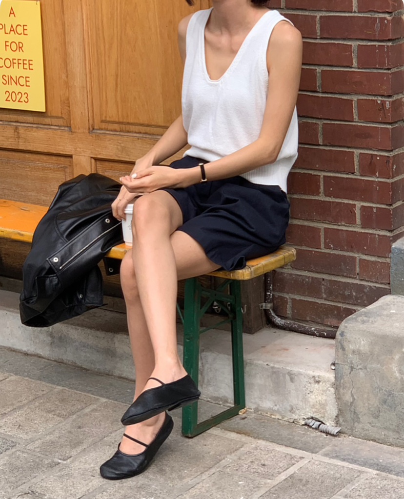 A Flan韓國㊣直郵東大門代購女裝新品時尚推薦熱賣25春夏短褲AFN/A Flan短褲