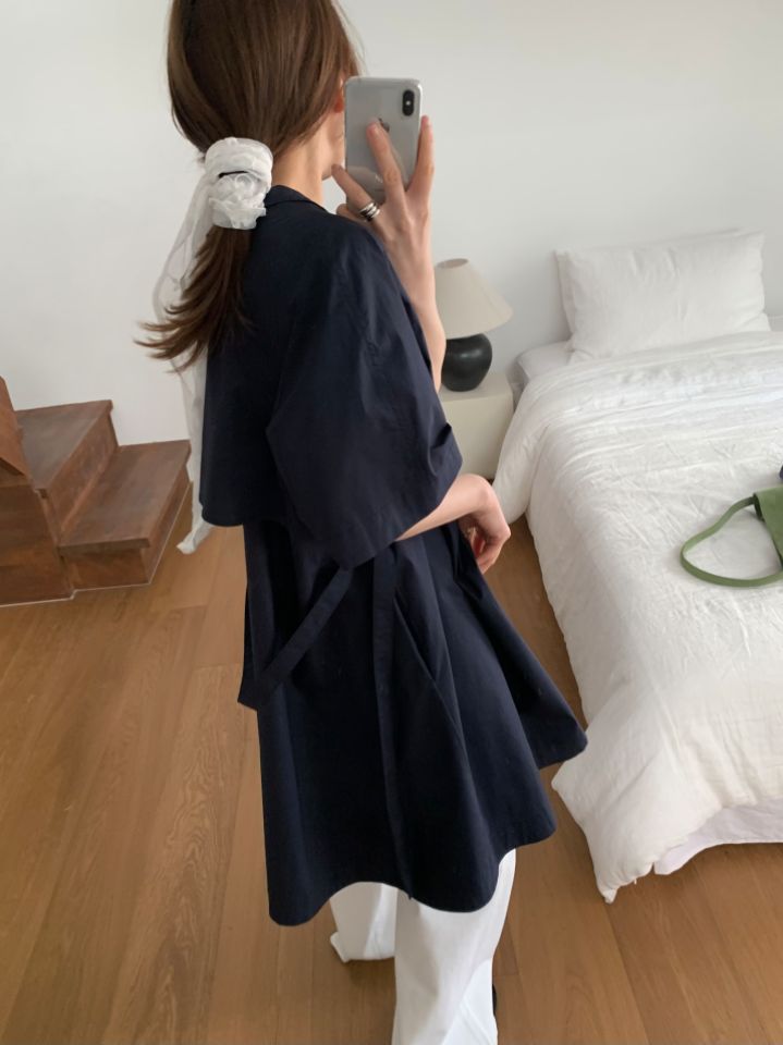 MARE直郵韓國代購㊣女裝新品人氣25春夏熱賣推薦連衣裙含腰帶MARE連衣裙
