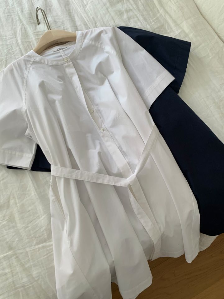 MARE直郵韓國代購㊣女裝新品人氣25春夏熱賣推薦連衣裙含腰帶MARE連衣裙