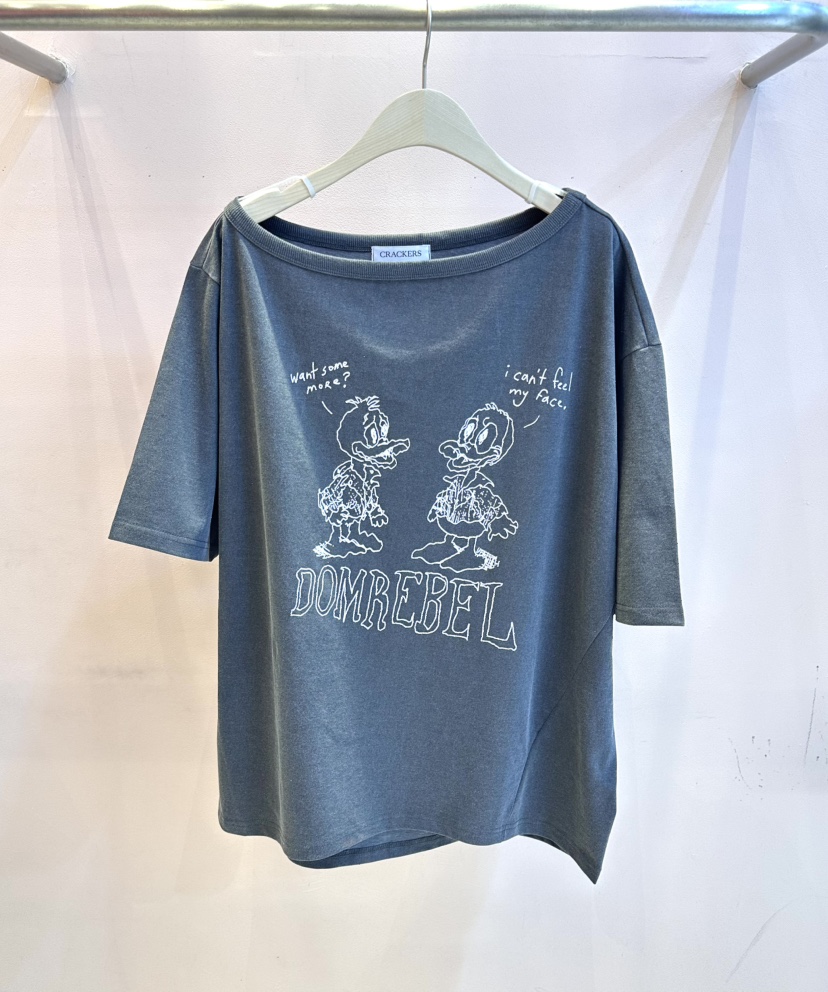 CRACKERS直郵韓國代購㊣女裝新品時尚休閑25春夏推薦熱賣T恤CRACKERST恤圖色3