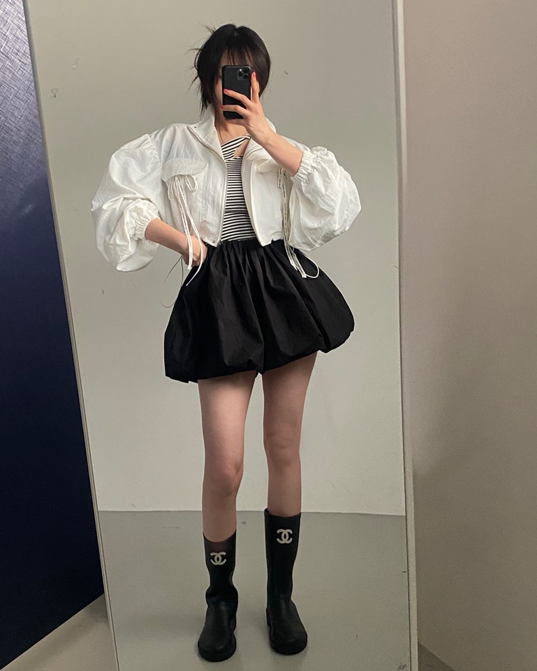 VENEFIT韓國直郵㊣東大門實拍女裝新品熱賣人氣休閑推薦短裙VENEFIT/JENNIE短裙圖色2