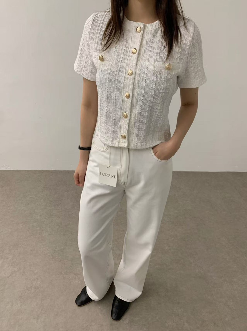 J CRANE-A韓國直郵㊣東大門實拍女裝新款休閑推薦針織衫開衫J CRANE針織衫