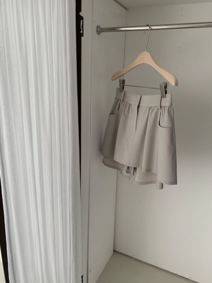 MARE韓國直郵㊣東大門實拍女裝新品25春夏休閑推薦熱賣短裙MARE短裙圖色1