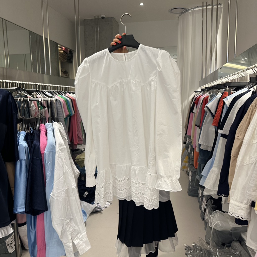 ARTE STUDIO韓國直郵㊣女裝新款熱賣25春夏人氣襯衫蕾絲衫ARTE STUDIO襯衫/蕾絲衫