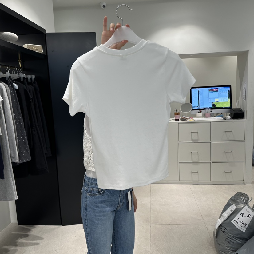 CREAM-P韓國㊣直郵東大門代購女裝新款休閑推薦熱賣25春夏T恤CREAM-PT恤