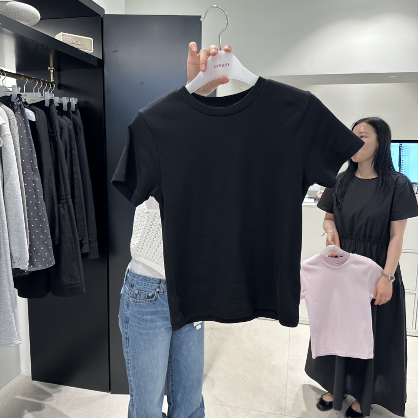 CREAM-P韓國㊣直郵東大門代購女裝新款休閑推薦熱賣25春夏T恤CREAM-PT恤圖色3