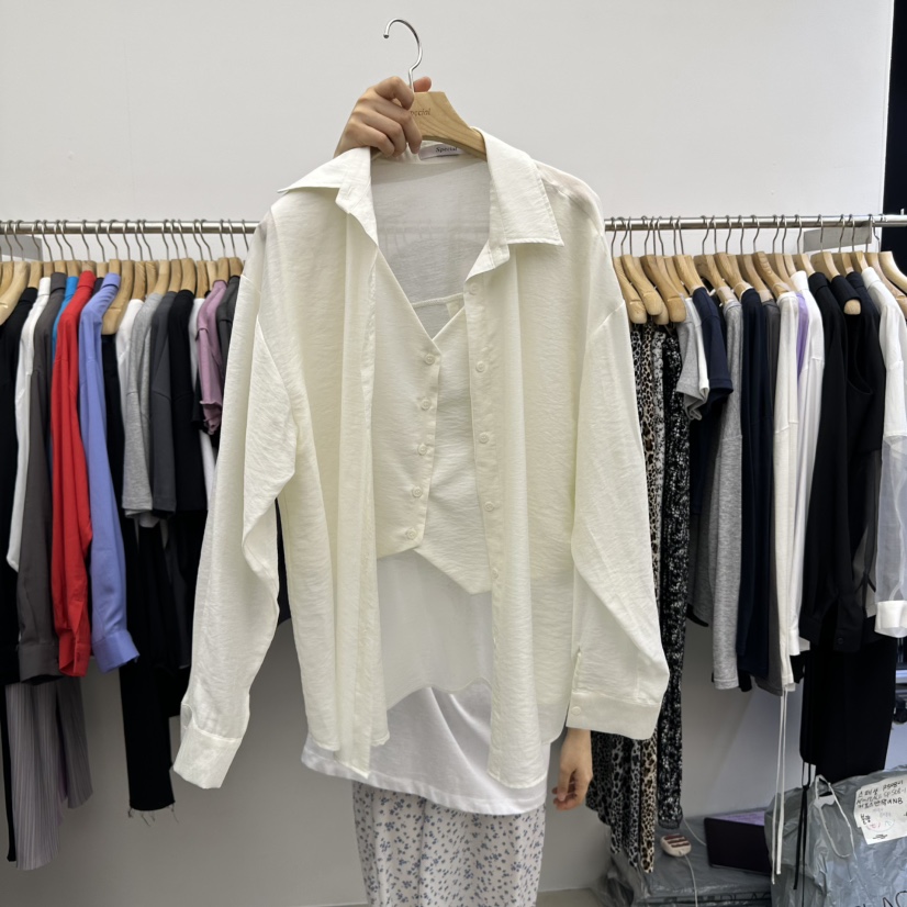 SPECIAL直郵韓國代購㊣女裝新品休閑人氣熱賣25春夏襯衫蕾絲衫SPECIAL襯衫/蕾絲衫圖色3