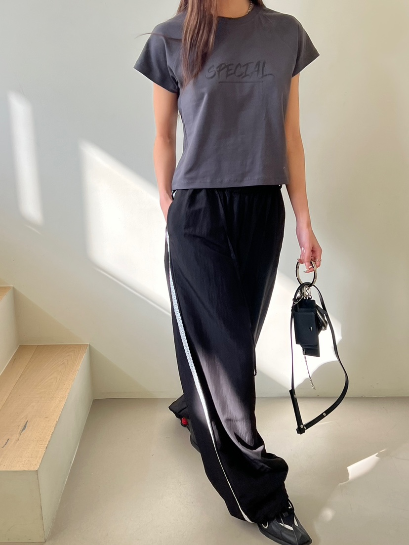SPECIAL直郵韓國代購㊣女裝新品休閑熱賣推薦25春夏休閑褲含腰繩SPECIAL休閑褲