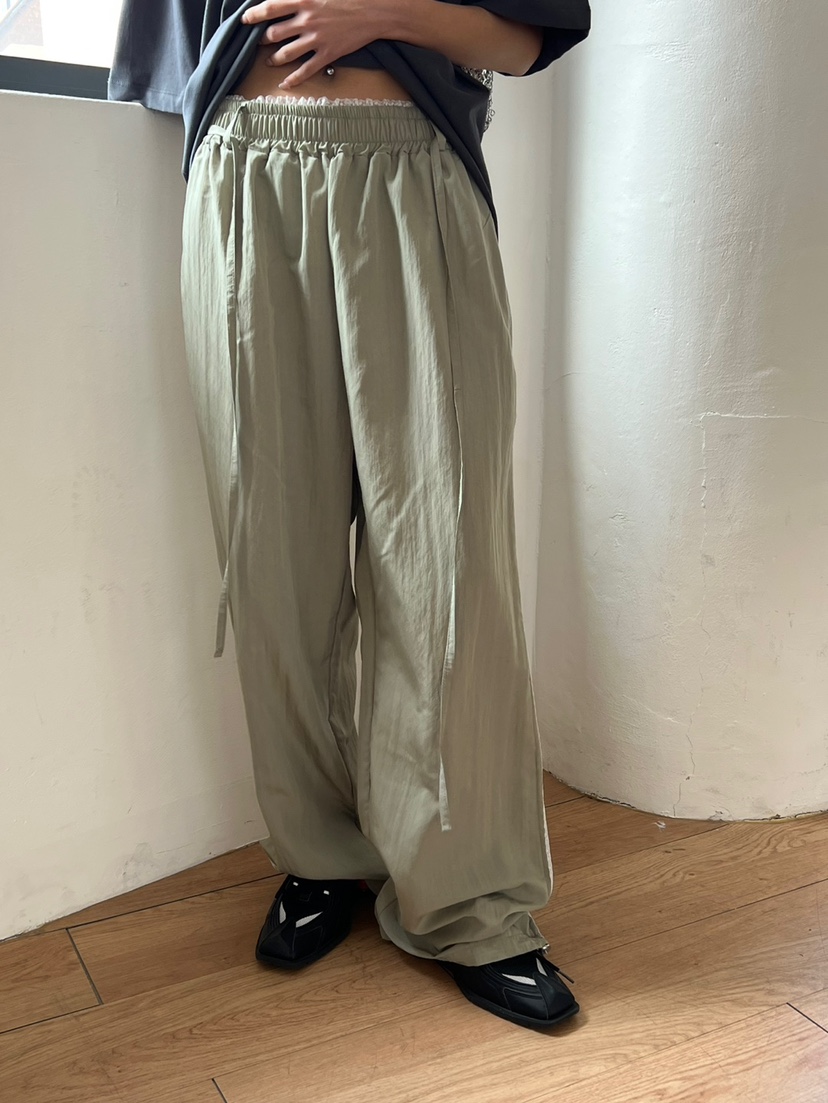 SPECIAL直郵韓國代購㊣女裝新品休閑熱賣推薦25春夏休閑褲含腰繩SPECIAL休閑褲