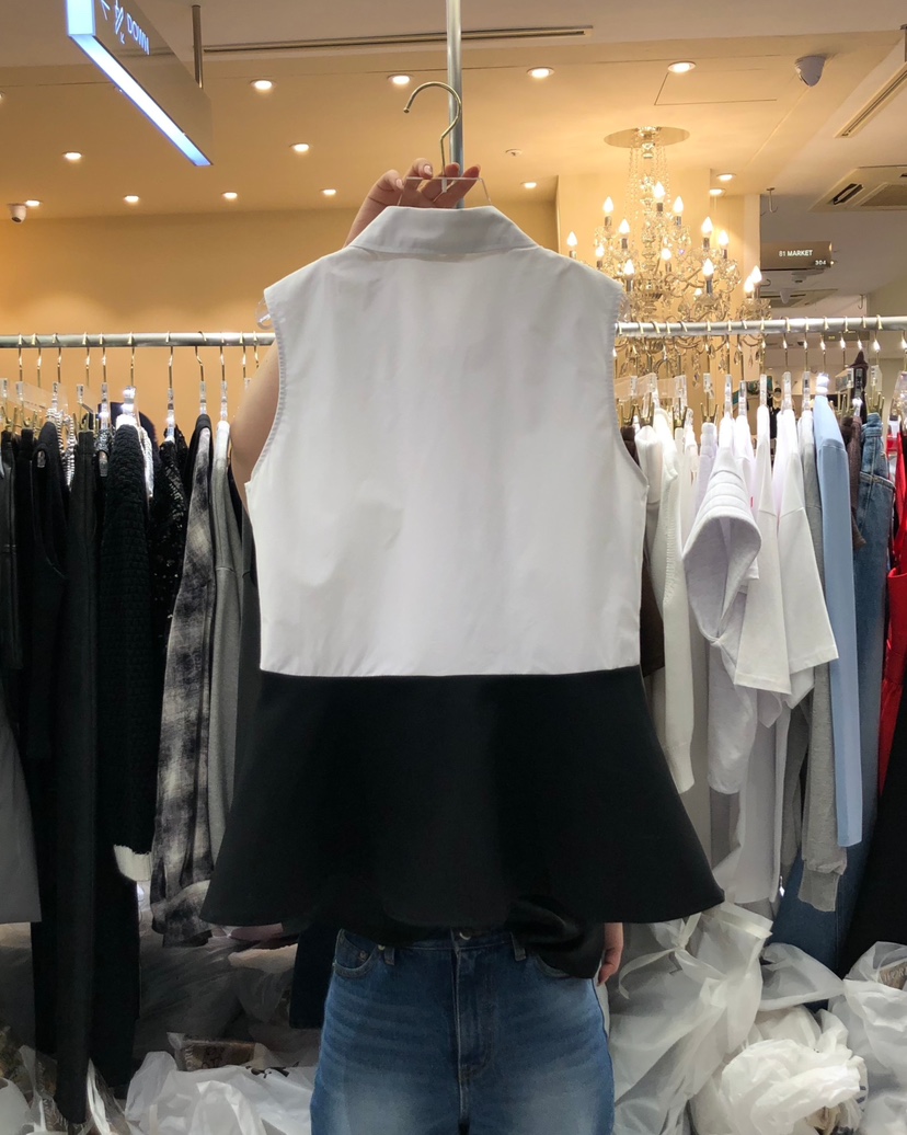 WORK SHOP東大門代購女裝新款25春夏時尚職業推薦人氣馬甲Work_shop馬甲