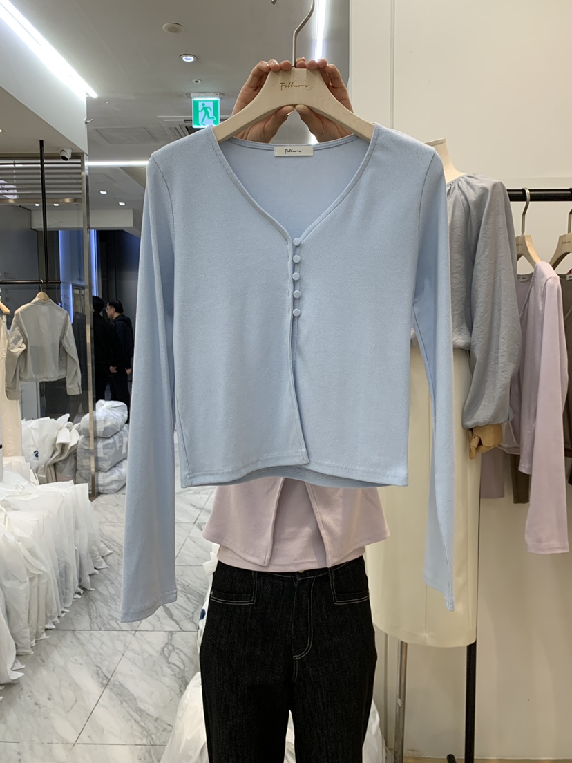 FILLMOR韓國代購女士新品休閑職業時尚熱賣人氣真品針織衫開衫FILLMOR針織衫圖色3